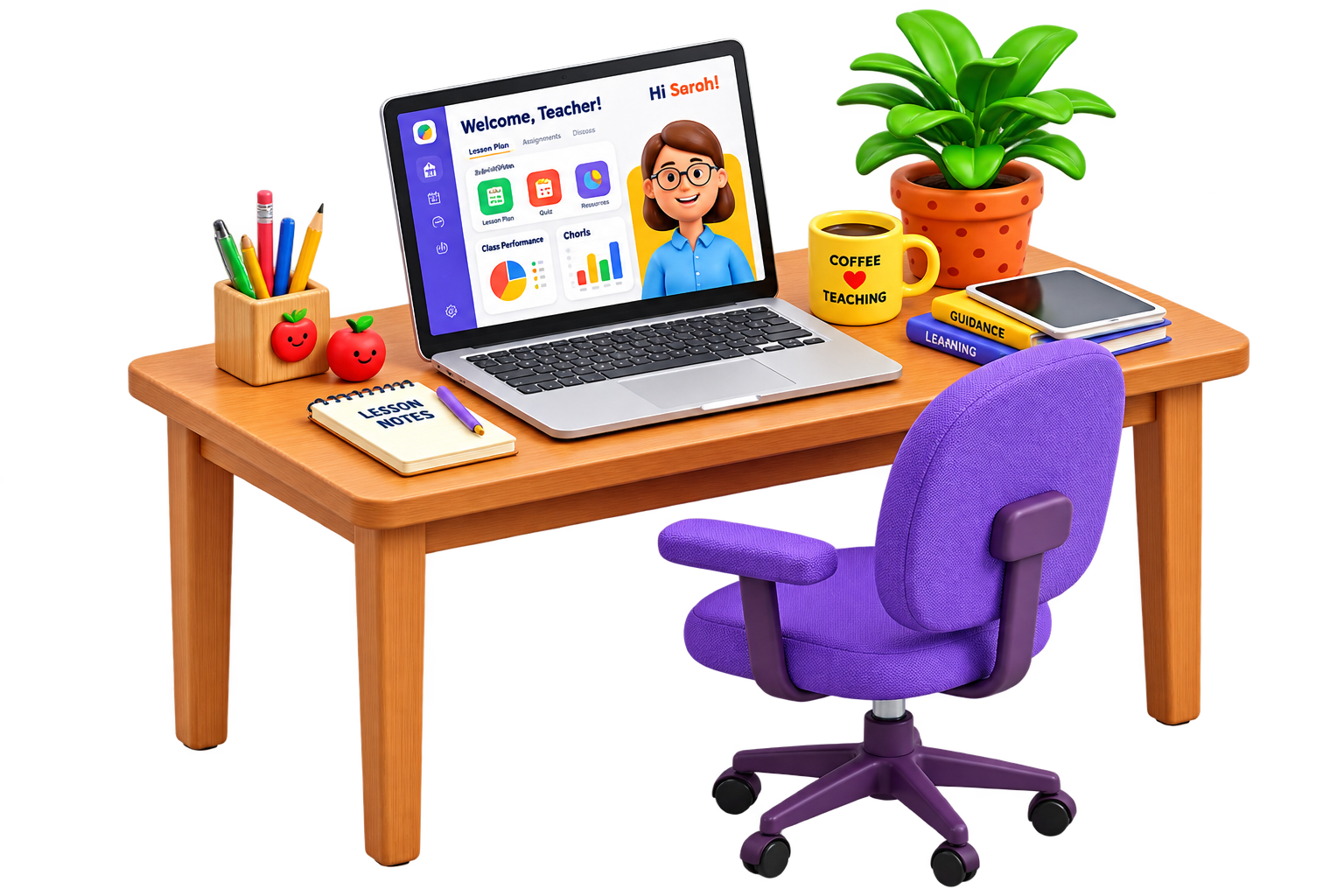 Mentor Workspace Illustration